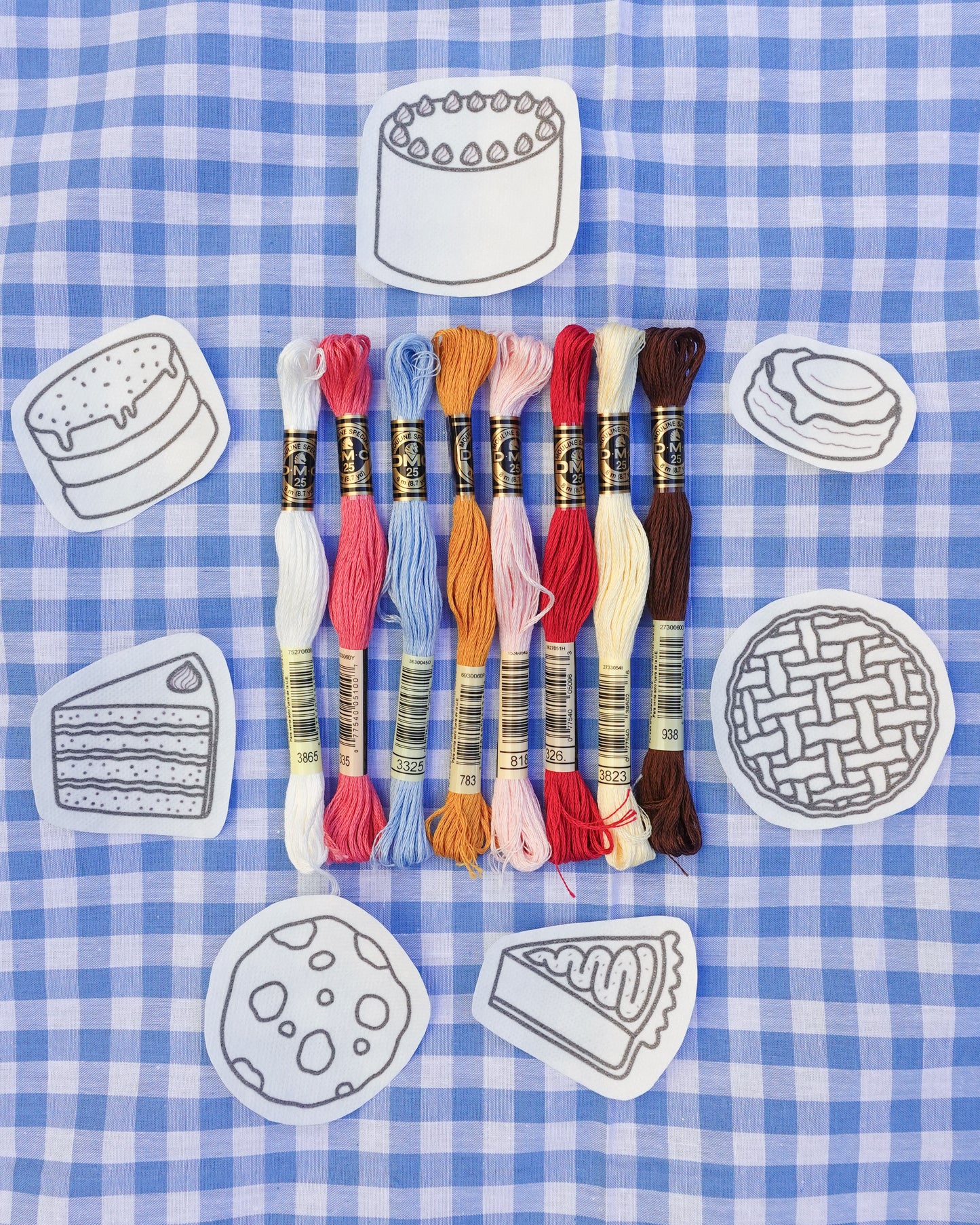 Embroidery Thread Palette - Aunty Lucy's Cakery