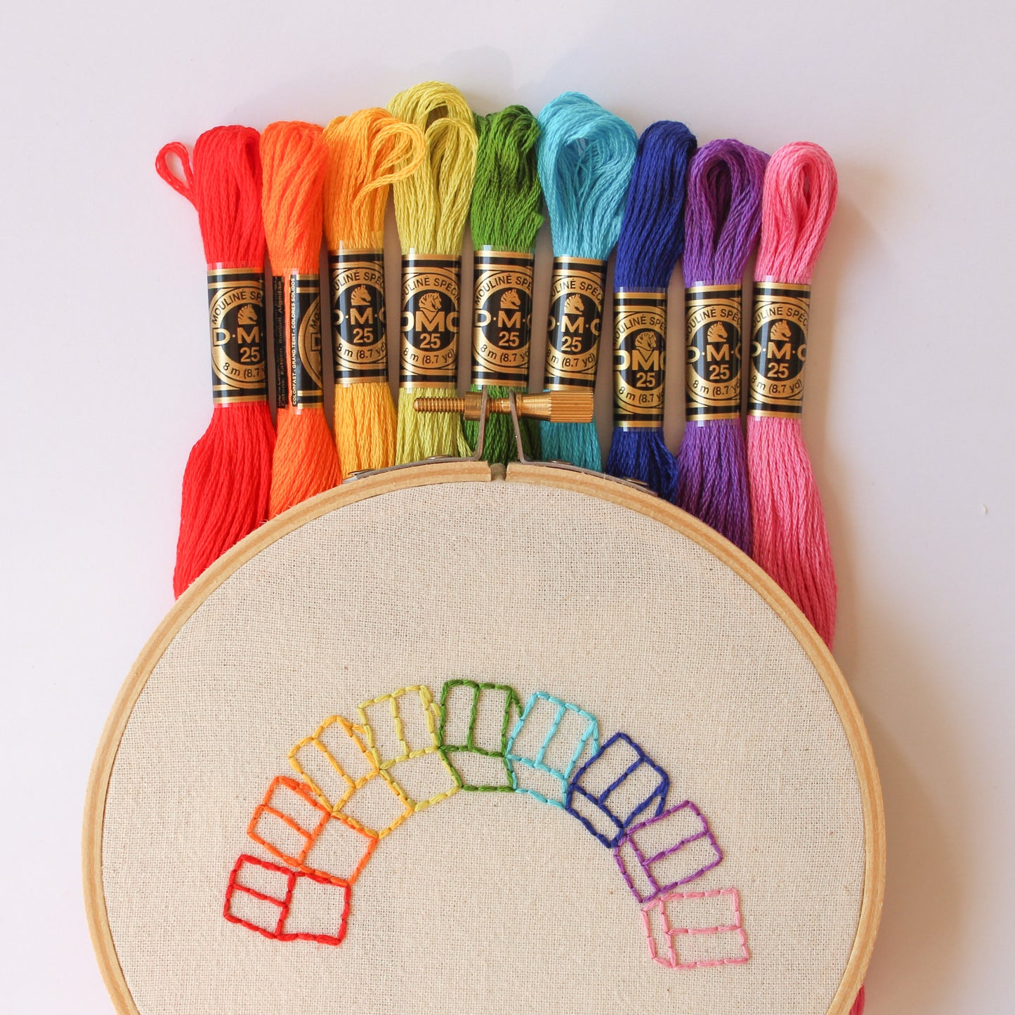 Embroidery Thread Palette - Fremantle Container Rainbow