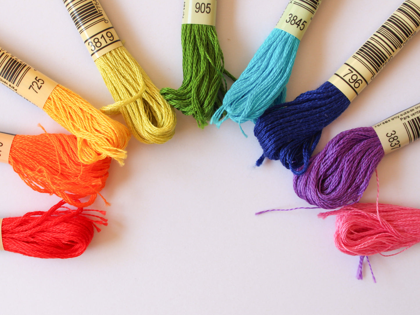 Embroidery Thread Palette - Fremantle Container Rainbow