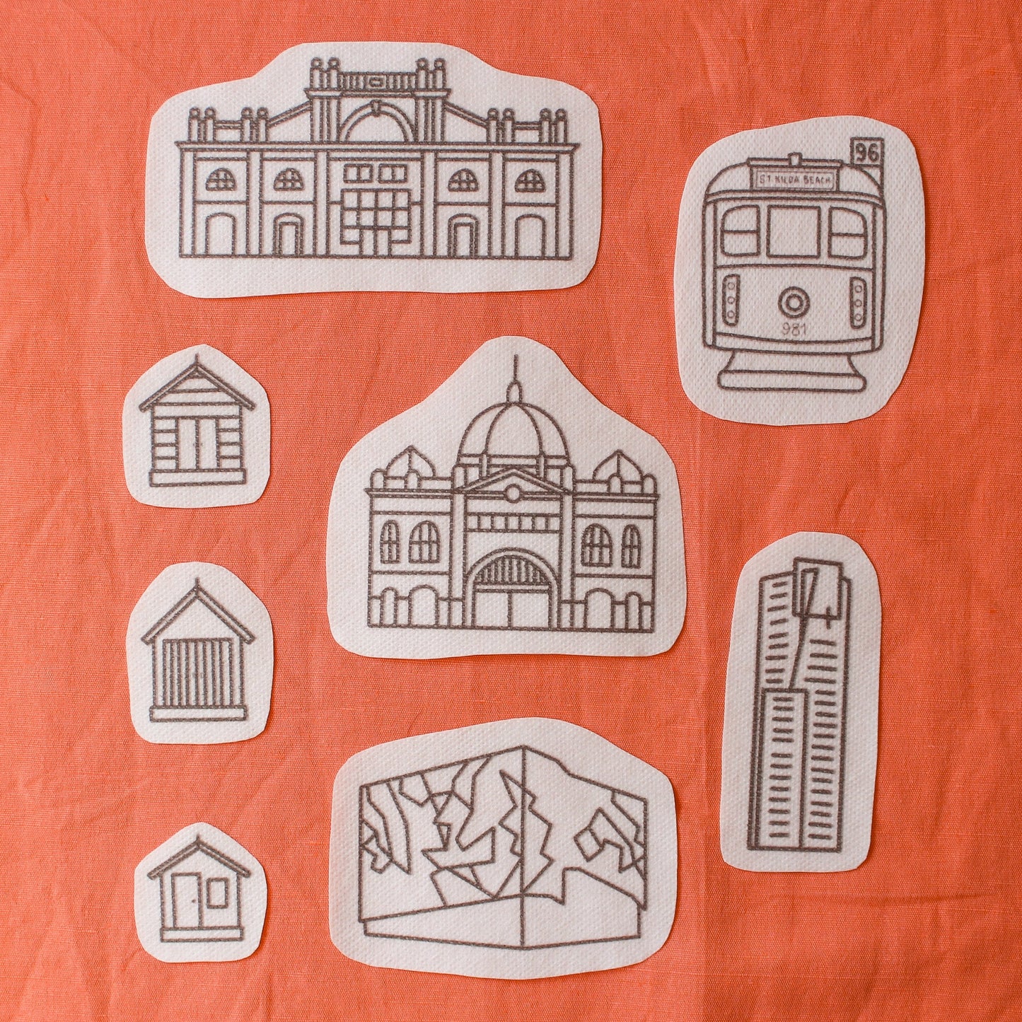 Stick and Stitch Hand Embroidery Pack - Melbourne #1