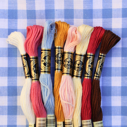 Embroidery Thread Palette - Aunty Lucy's Cakery