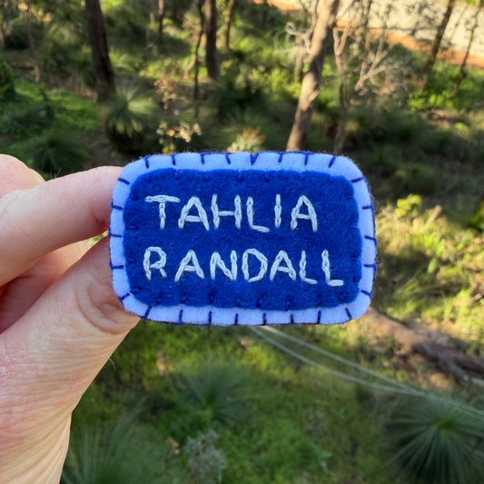 Tahlia Randall Felt Badge